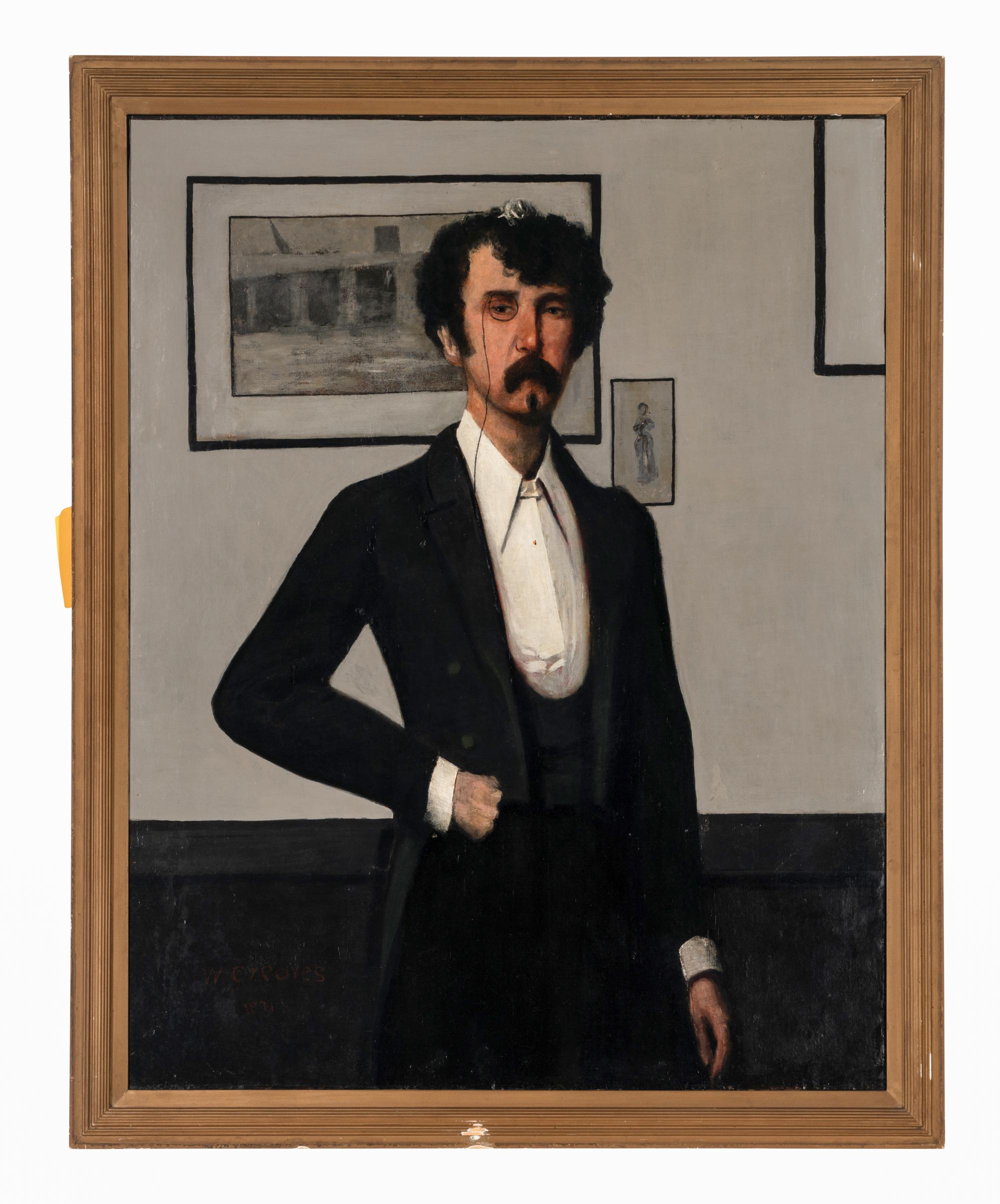 Portrait of James Abbott McNeill Whistler , 1871
