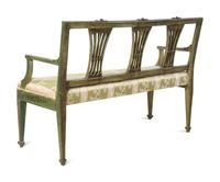 An Italian Painted Settee