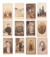 [EARLY PHOTOGRAPHY]. Large selection of 19th-early 20th century photographs and cases.