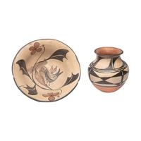 Kewa Pottery Bowl and Vase