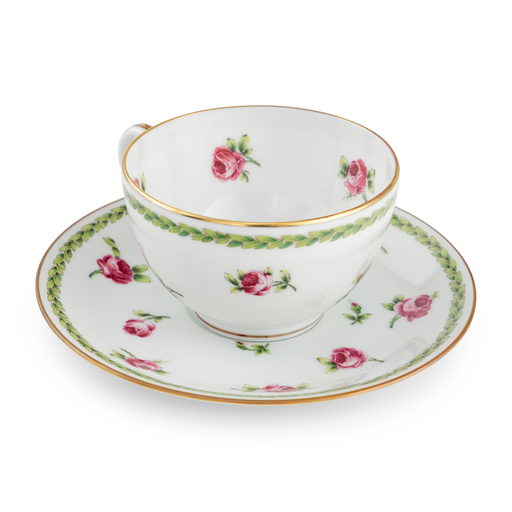 A Bernardaud Limoges Sandy Lane Porcelain Dessert Service