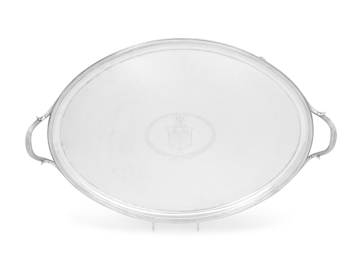 A George III Silver Two-Handled Tray