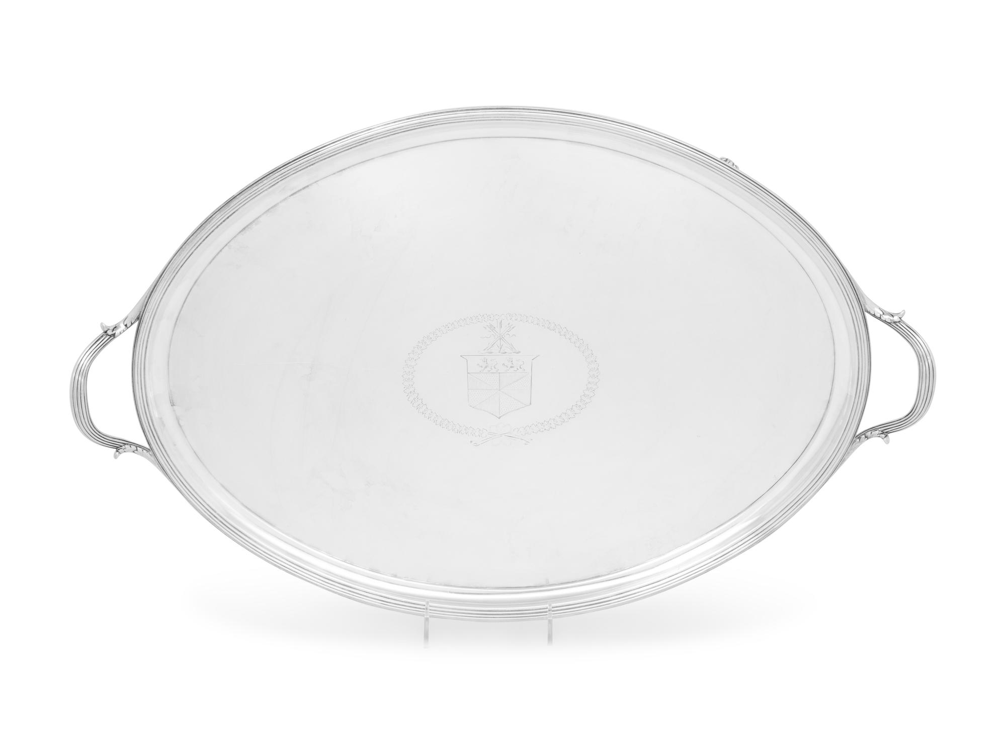 A George III Silver Two-Handled Tray