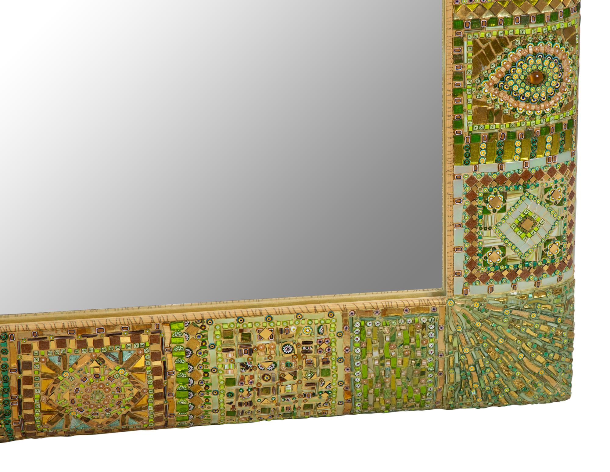 A Murano Glass Mosaic Mirror by Dusciana Bravura — CIRCA 1990