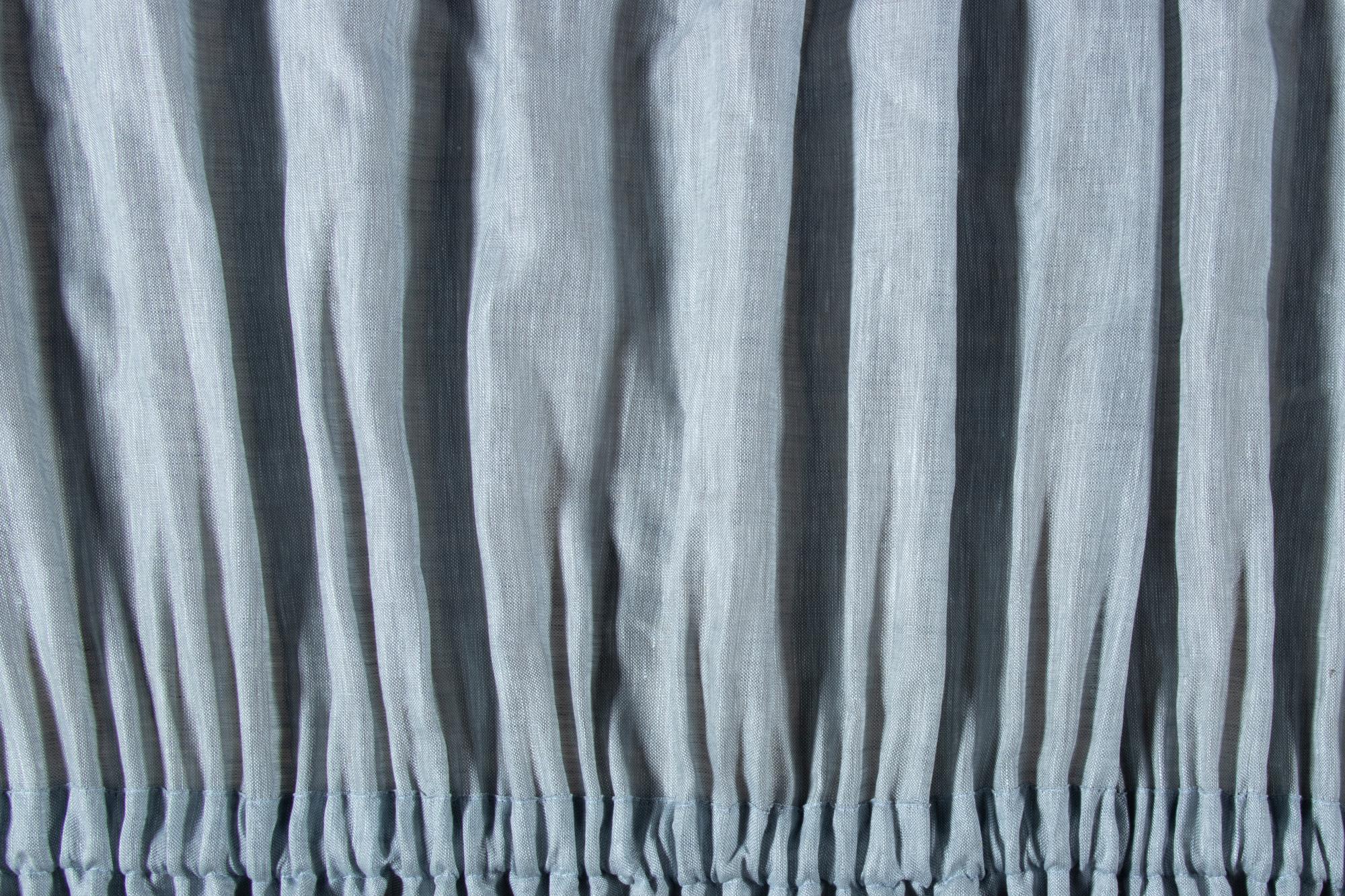 Six Linen Drapery Panels