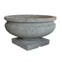 A Cast Stone Garden Planter 26" W x 26" D x 14.75" H — United States, Circa 1920