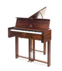 A Danish Hammerspinet, Steen Nielsen Length of case 45 inches. — CIRCA 1960
