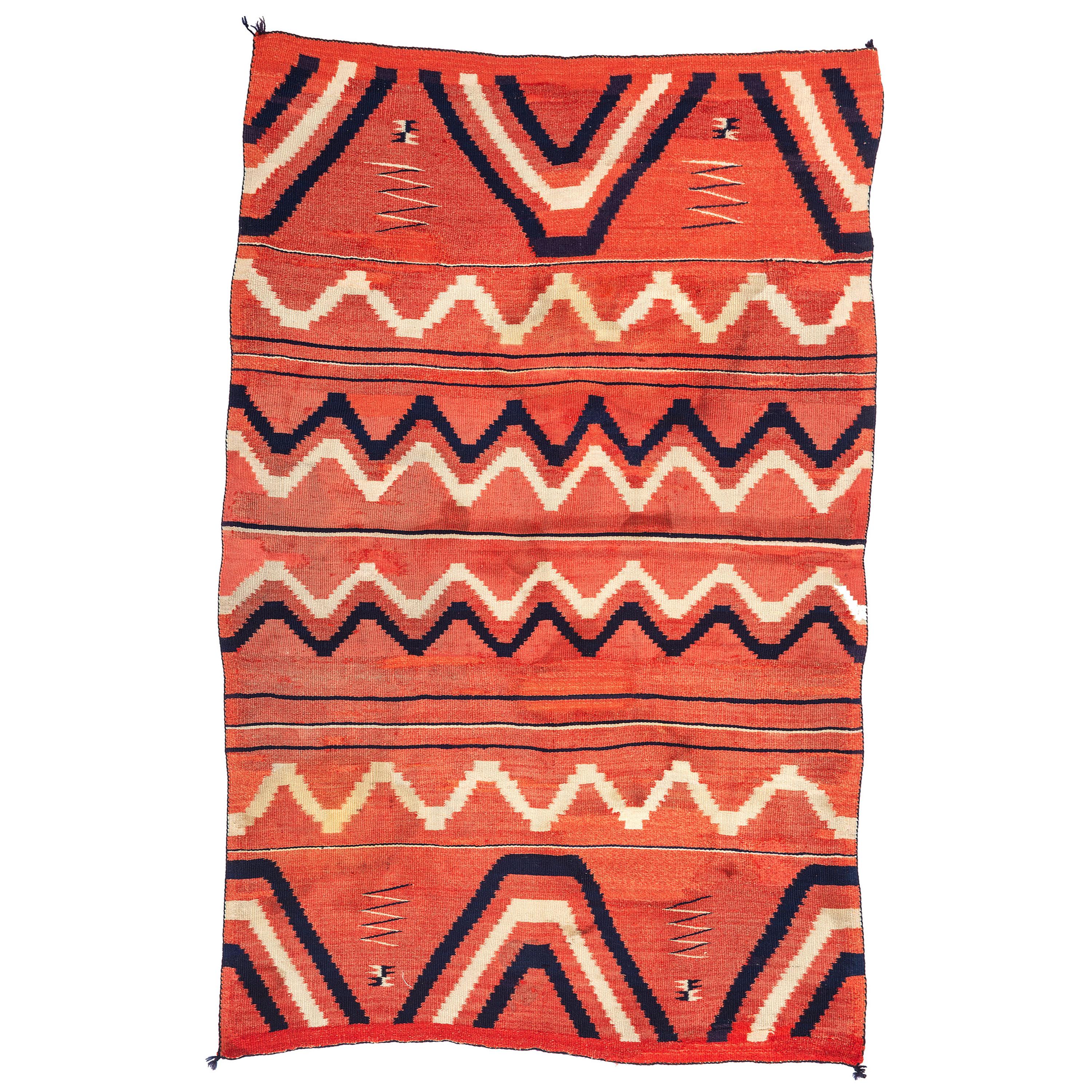 Navajo Late Classic Child's Blanket / Rug