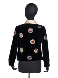 Chanel Velvet Jacket with Lesage Embroidery, 1990