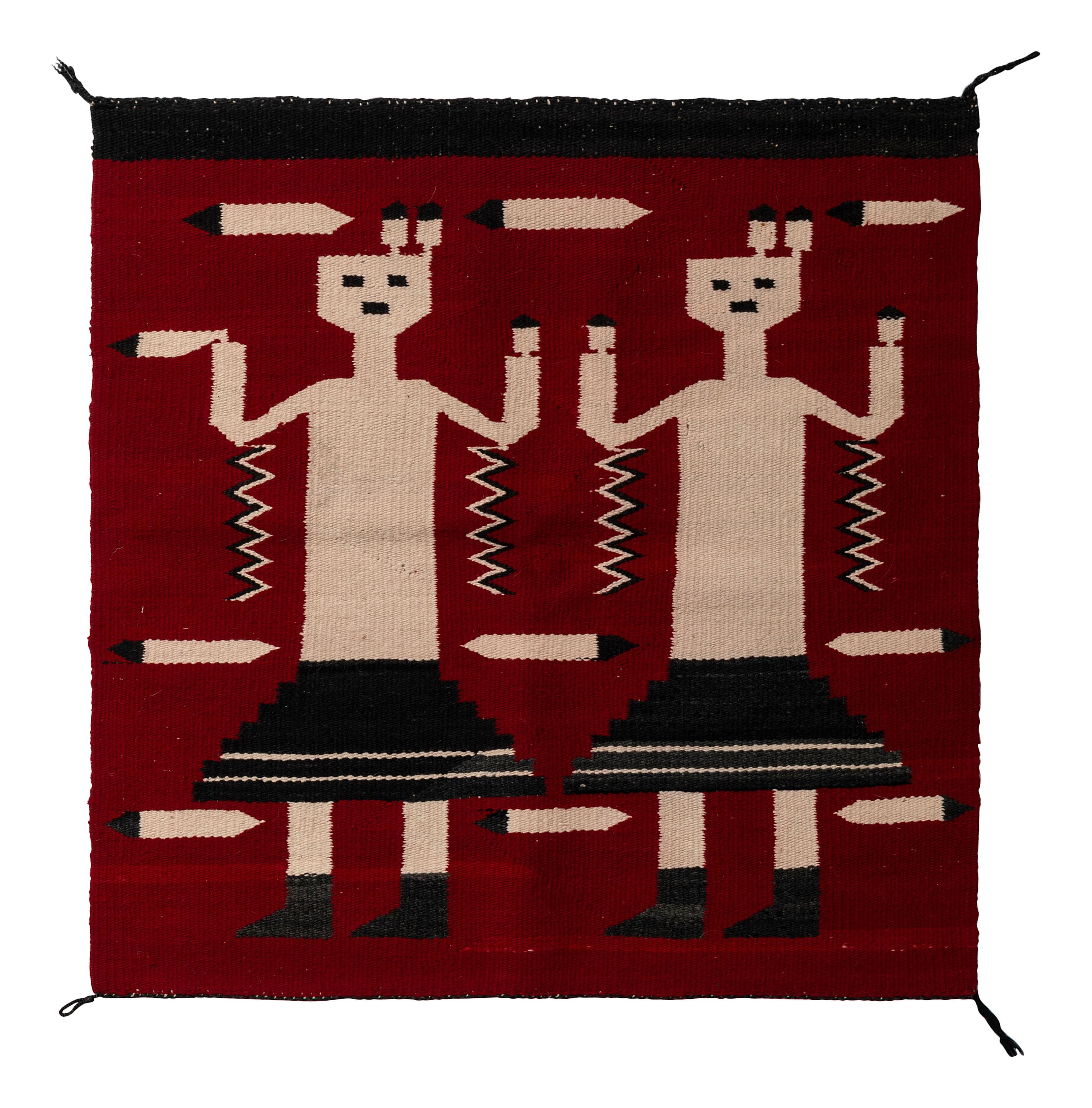 Navajo Hero Twins Weaving / Rug