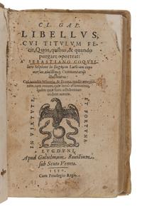 [16th CENTURY PRINTING - LYON]. A group of 3 works, comprising: