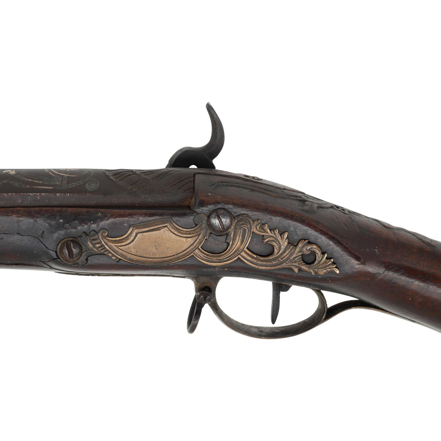 Late 18th Century Germanic Fusil by Schneevoigt Altered to Percussion