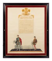 Nine Engravings Depicting the Coronation of George IV