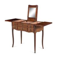 A Louis XV Style Marquetry Poudreuse