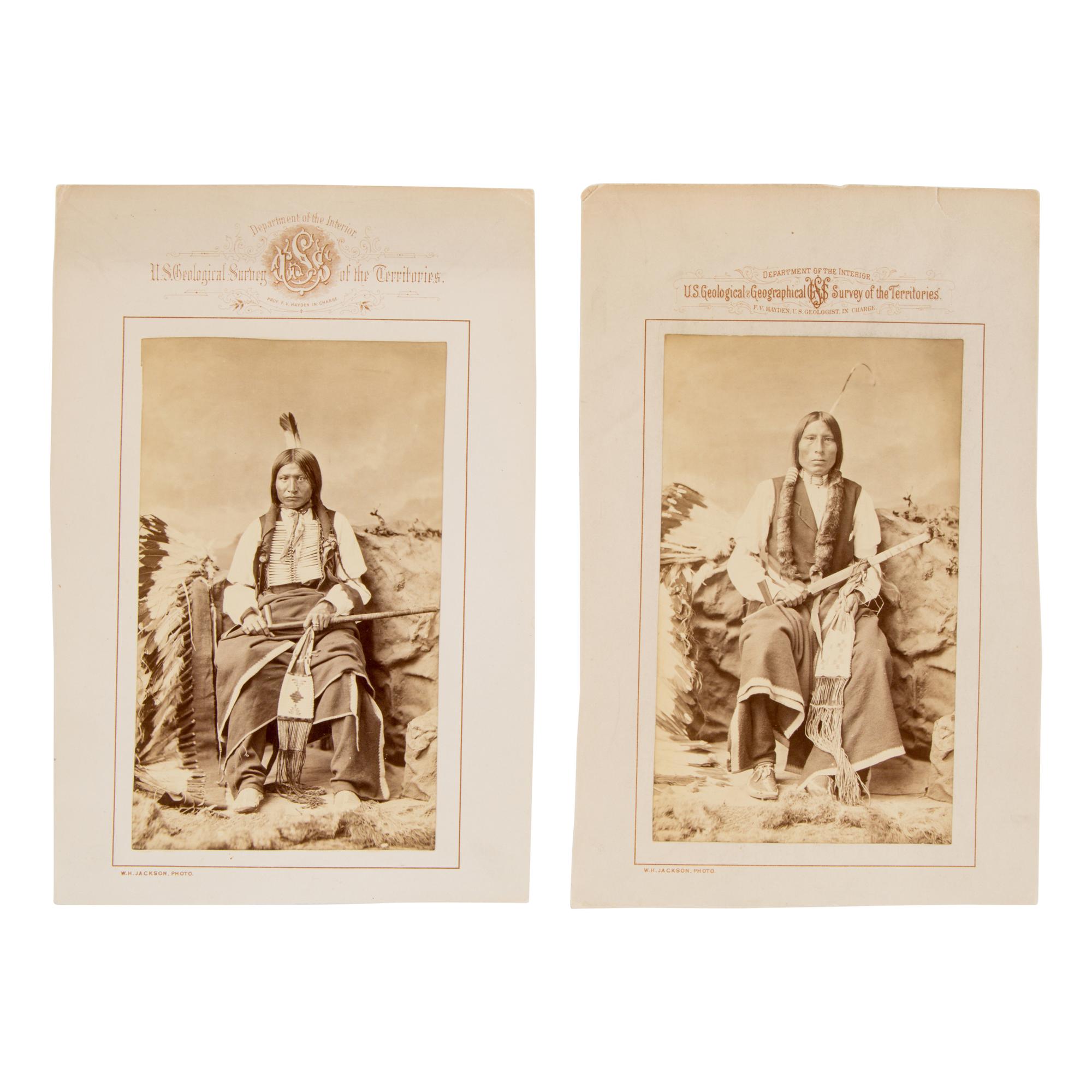 Charles M. Bell (American, 1848-1893) — Portraits of Oglala Dakota Men