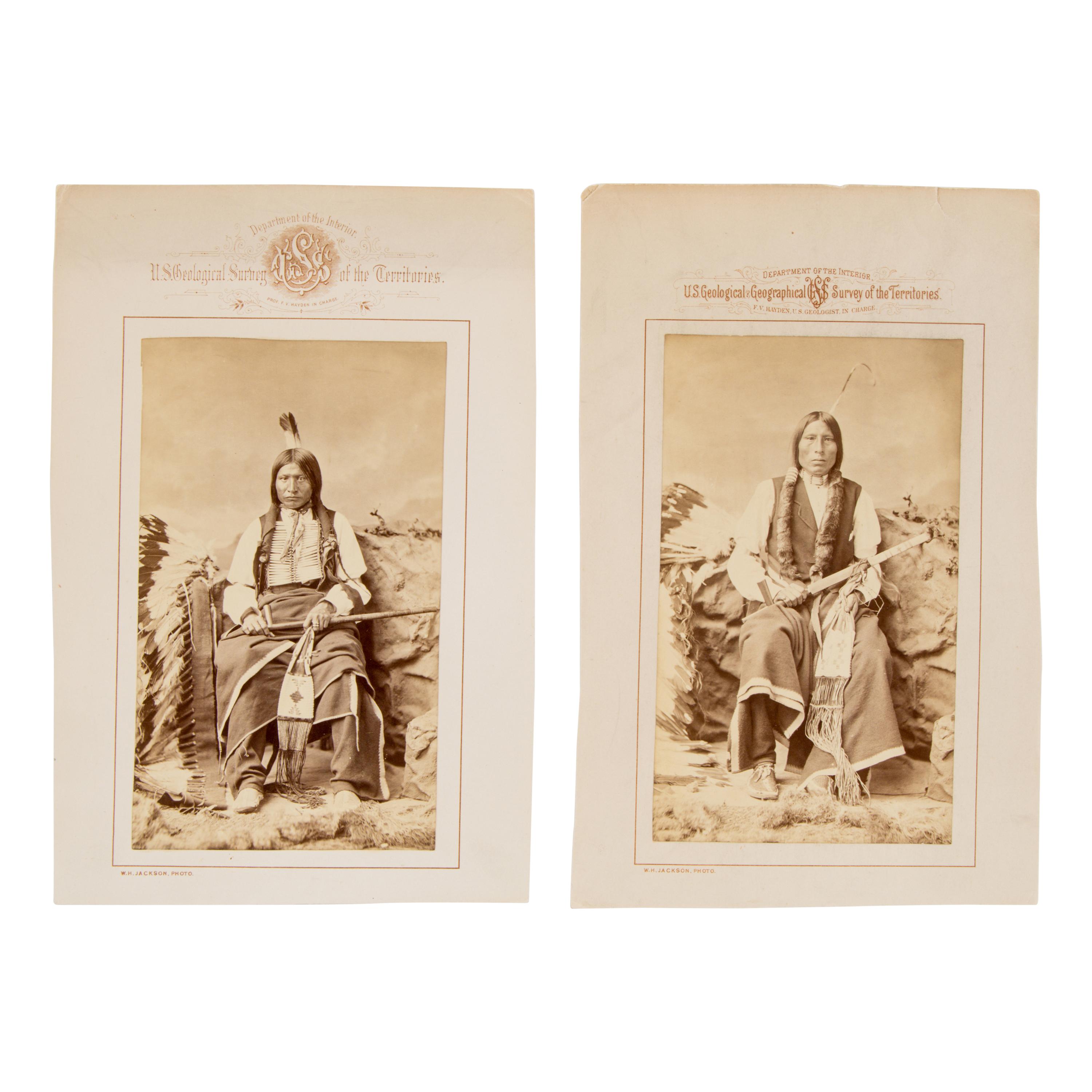 Charles M. Bell (American, 1848-1893) — Portraits of Oglala Dakota Men