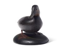 Anthony Elmer Crowell (1862-1951), A Painted and Carved Standing 2/3 Size Black Duck