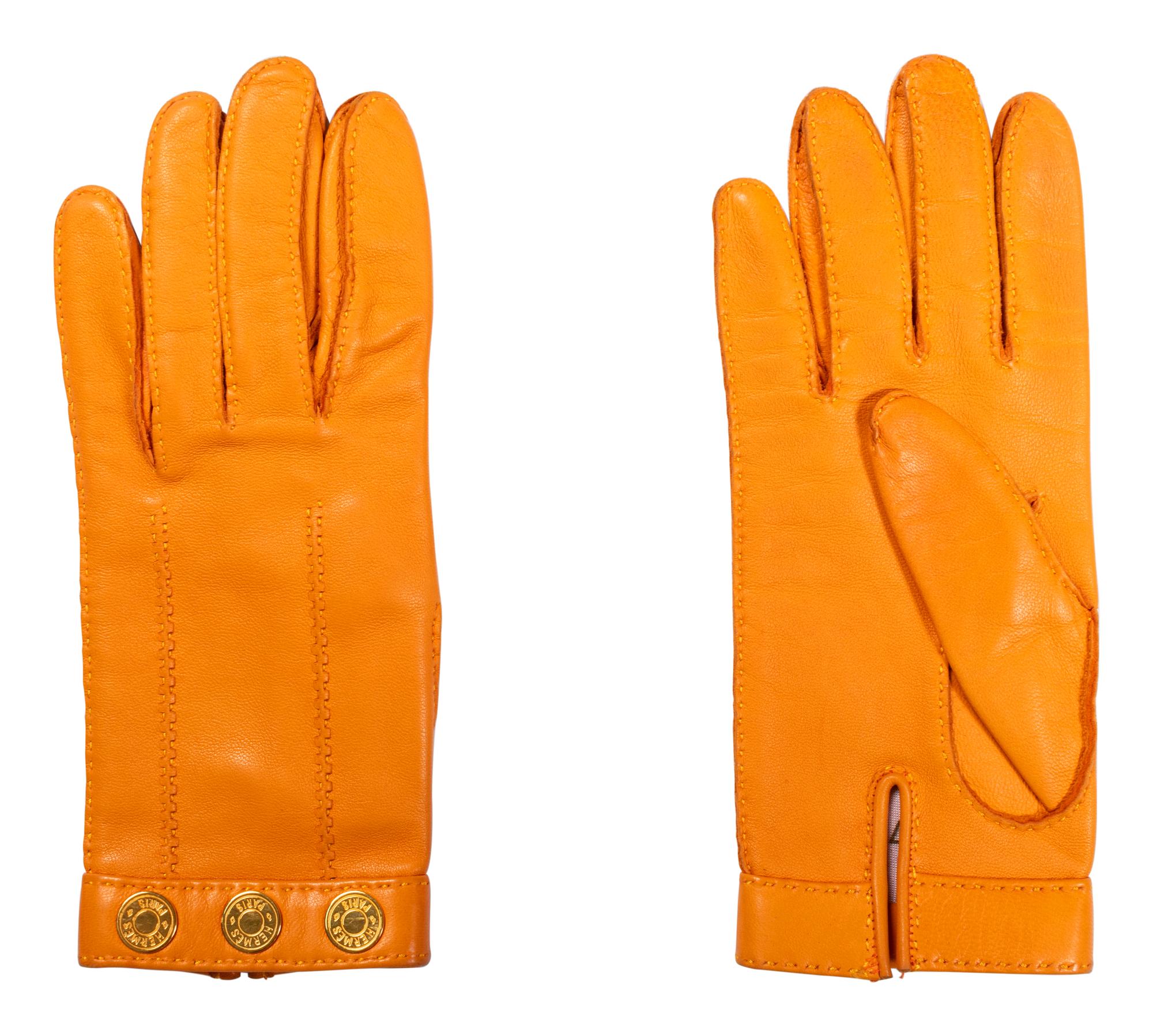 Four Scarves and One Pair of Gloves: Three Hermès, One Gucci, and One Pair of Hermès Gloves