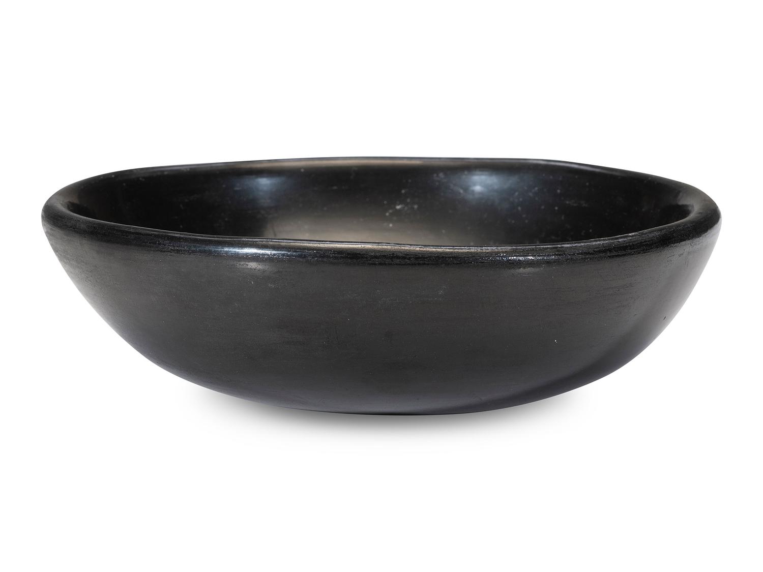 Blackware Pottery Bowl, 1956-1965