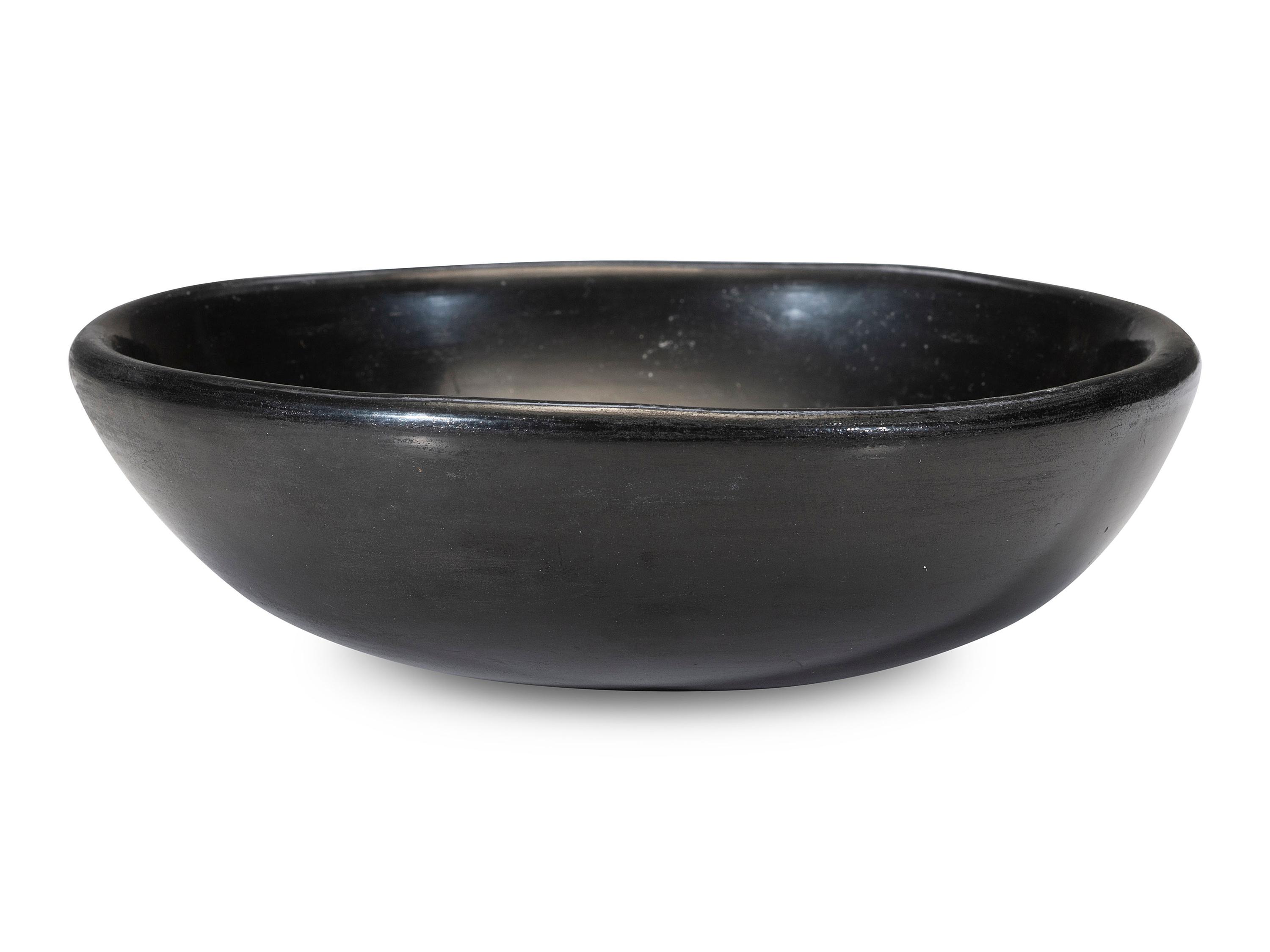 Blackware Pottery Bowl, 1956-1965