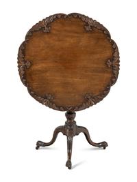 A George III Mahogany Tea Table