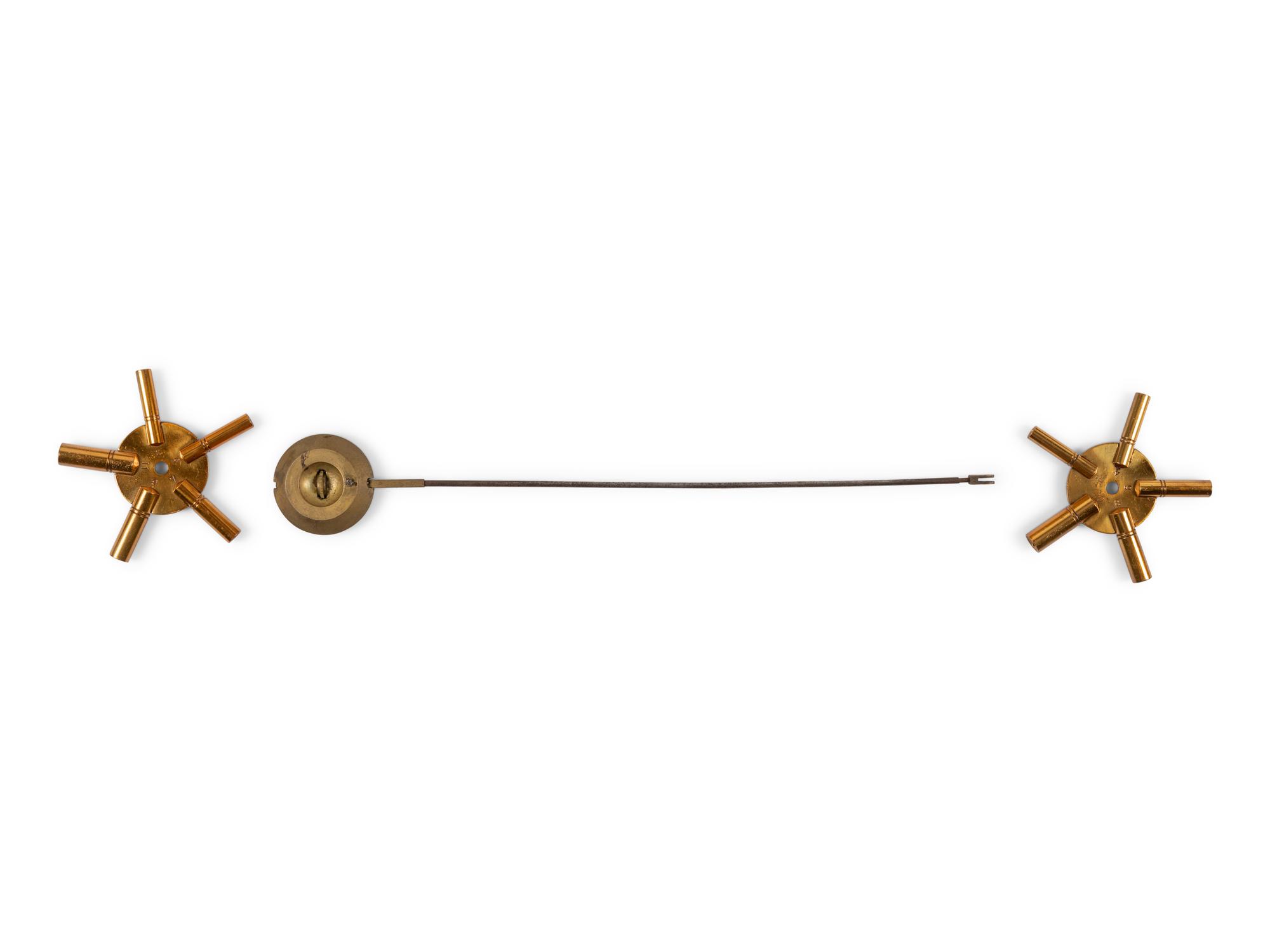 A Large French Gilt Bronze Clock Garniture