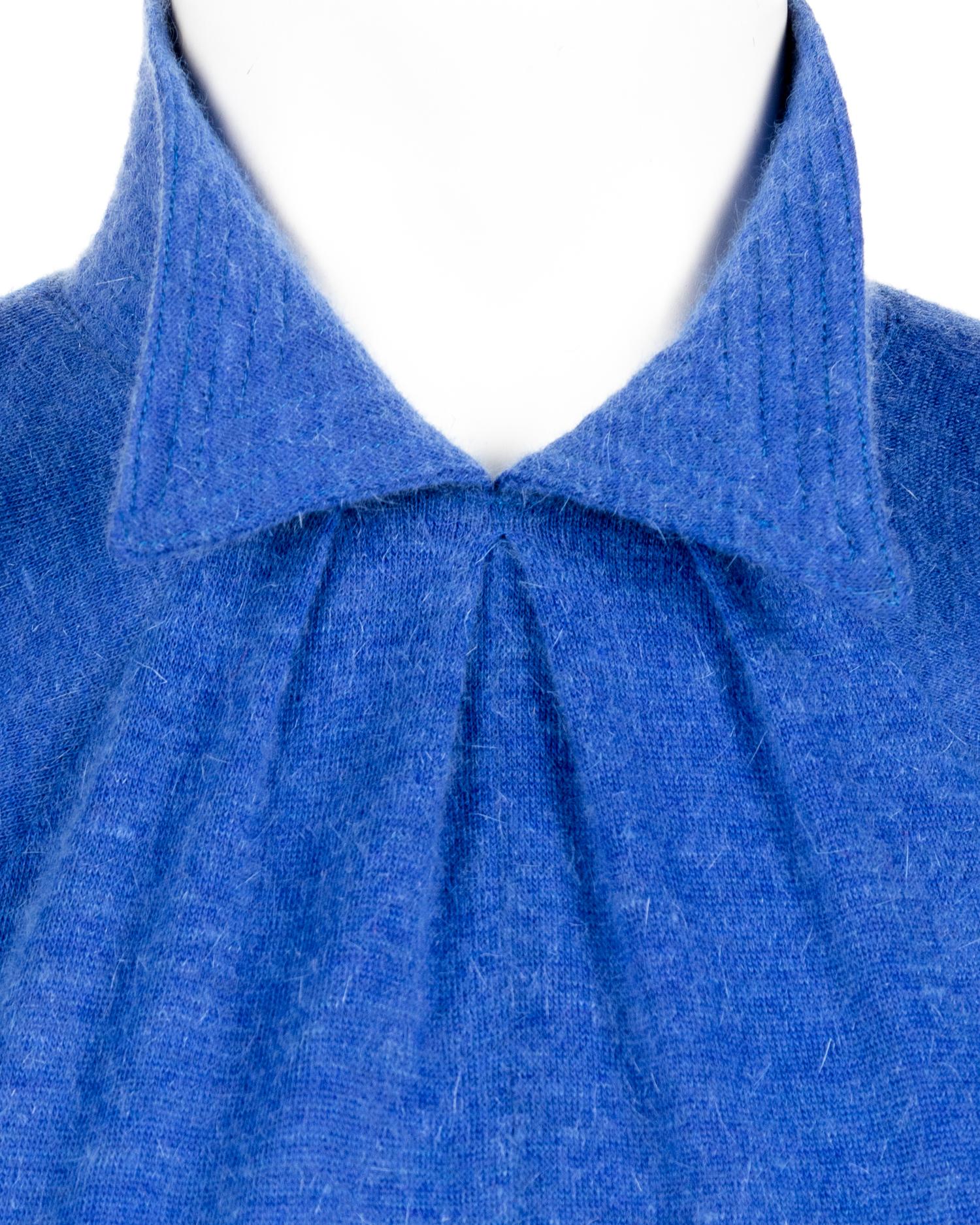 Two Knit Designer Dresses: One Jean Muir, One Sonia Rykiel, 1980s