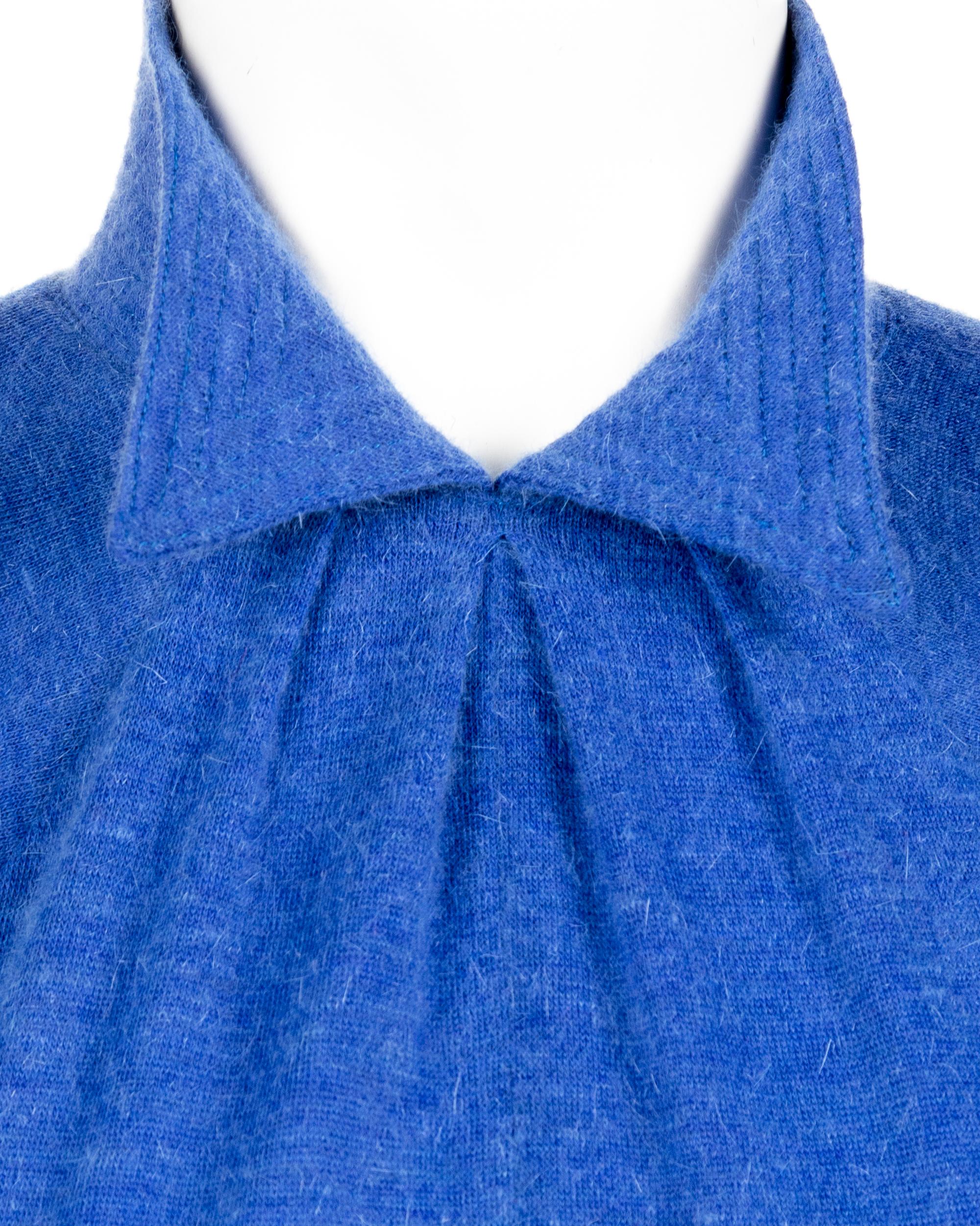 Two Knit Designer Dresses: One Jean Muir, One Sonia Rykiel, 1980s