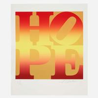 Robert Indiana (American, 1928-2018) Four Seasons of Hope (Gold)