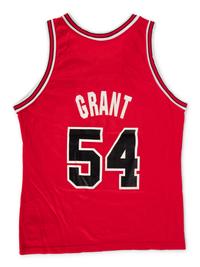 A Group of Assorted Chicago Bulls Signed Autograph Vintage Shirts (Beckett Authentication Services BAS Certified),