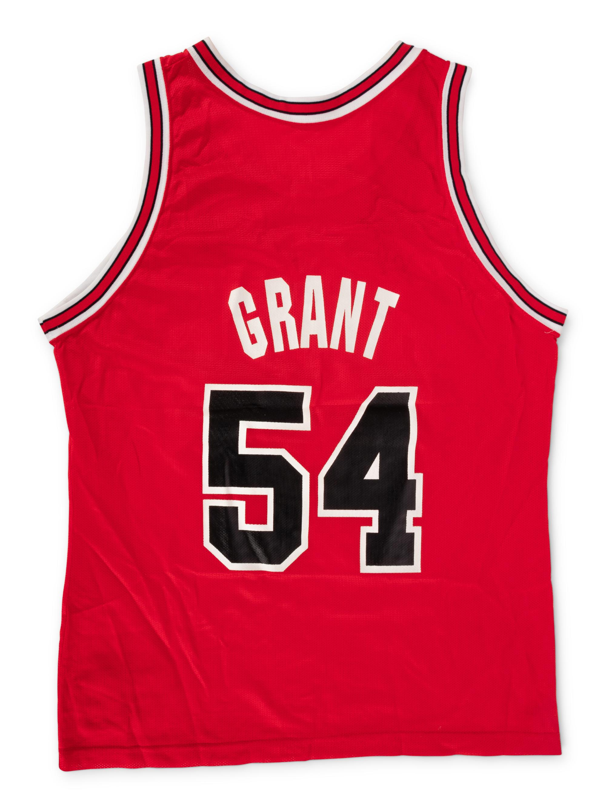 A Group of Assorted Chicago Bulls Signed Autograph Vintage Shirts (Beckett Authentication Services BAS Certified),