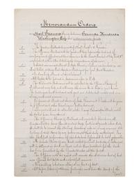 [STEAMSHIPS]. Memorandum Orders on mail steamers plying between Bermuda Hundred, Washington DC.