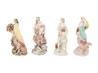 A Set of Four Chelsea Porcelain Figures Allegorical of the Elements