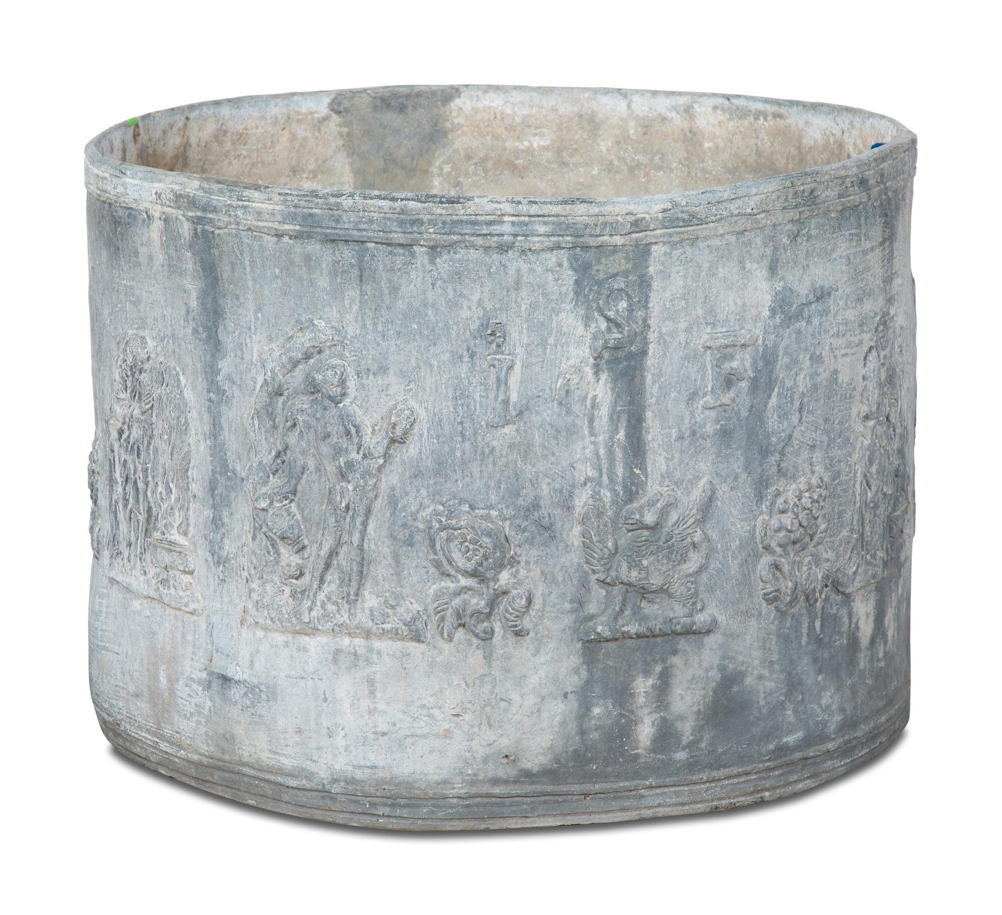 A Continental Lead Jardiniere