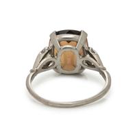 Alexandrite and Diamond Ring