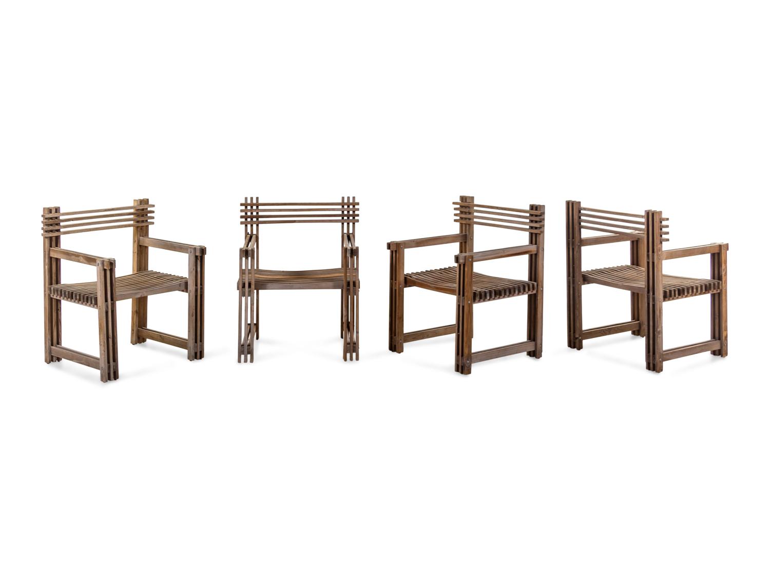 Set of Four Armchairs