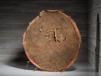 Osage Buffalo Hide Shield and Cover