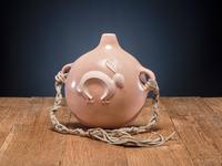 Buffware Pottery Canteen, with Rabbit