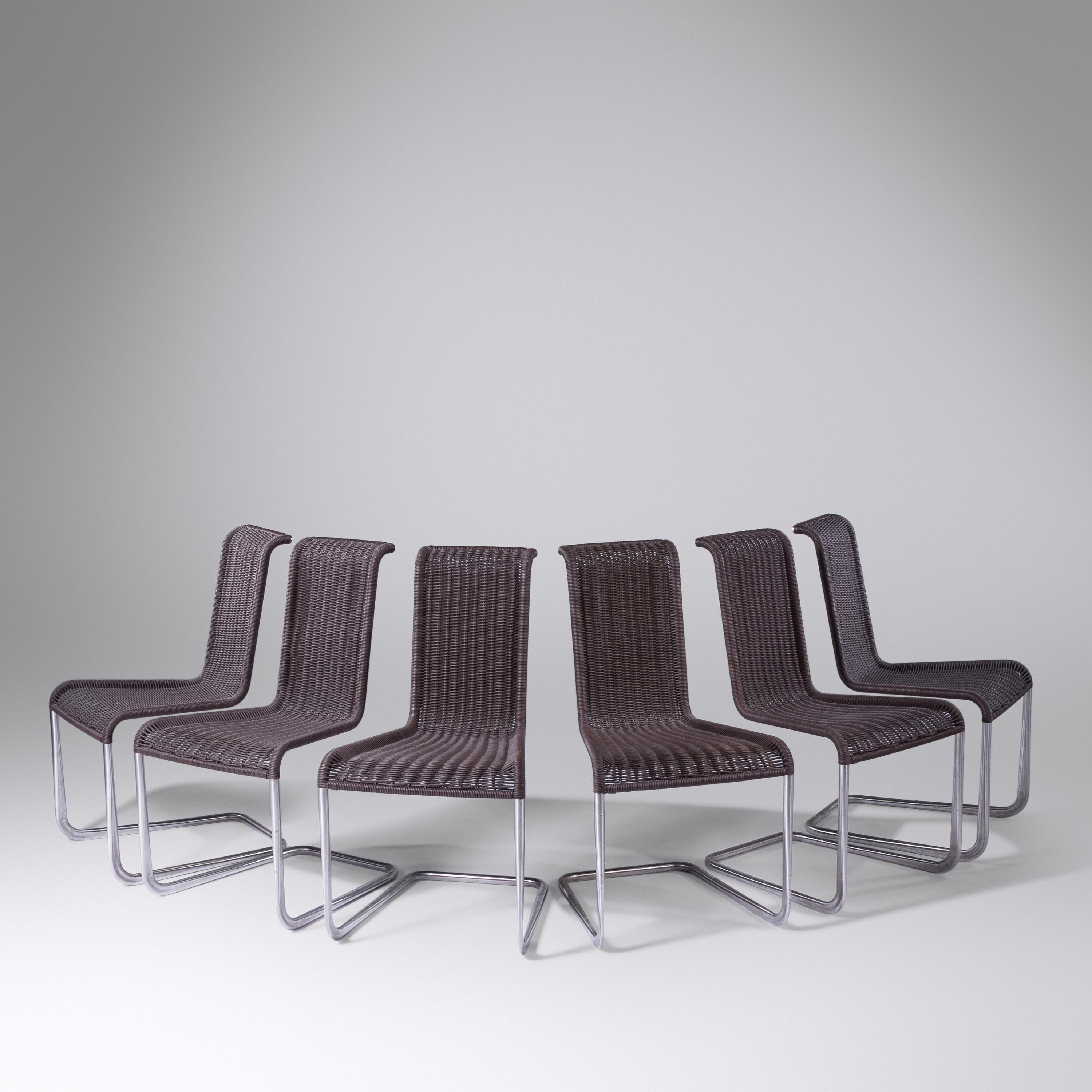 Set of Six Dining Chairs, model B20 Germany