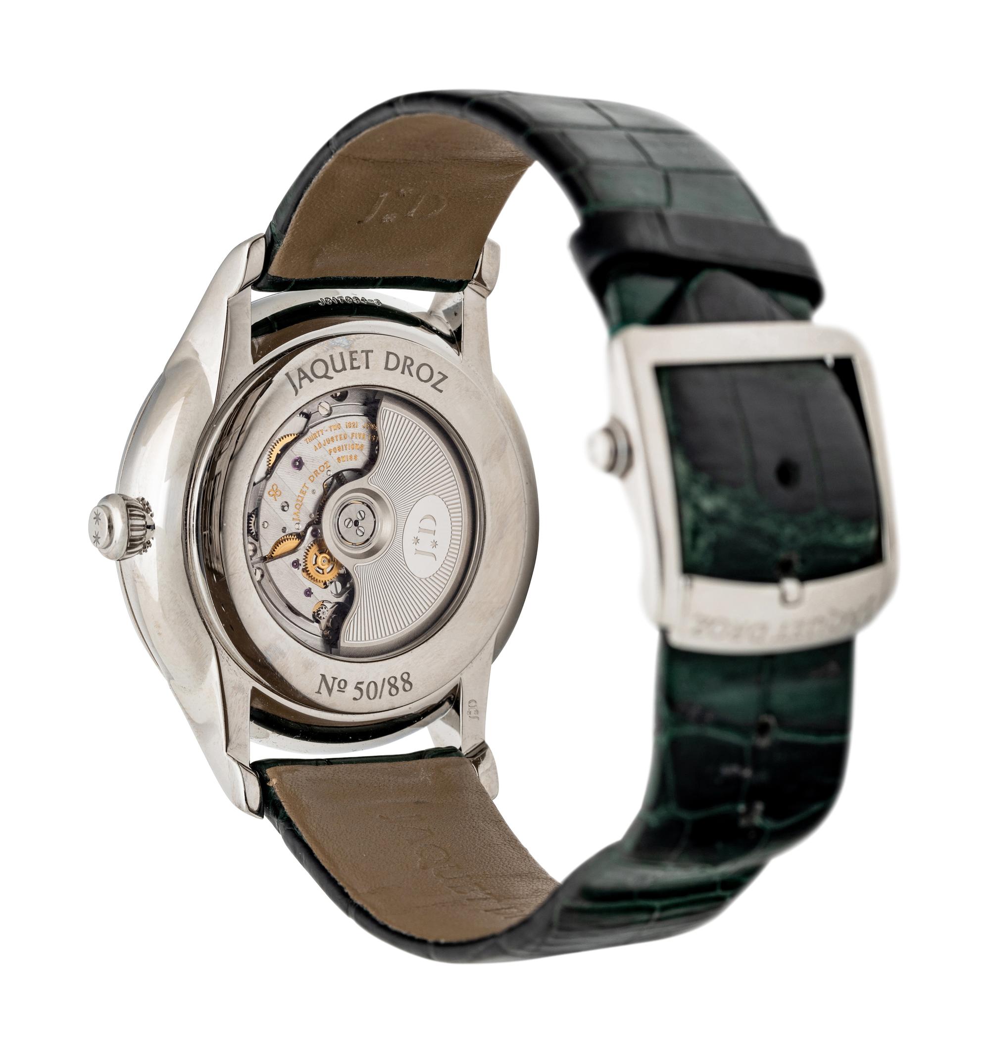JAQUET DROZ, STAINLESS STEEL 'CLASSIC' WATCH