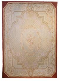 An Aubusson Wool Rug, 15 feet 2 inches x 11 feet 8 inches.