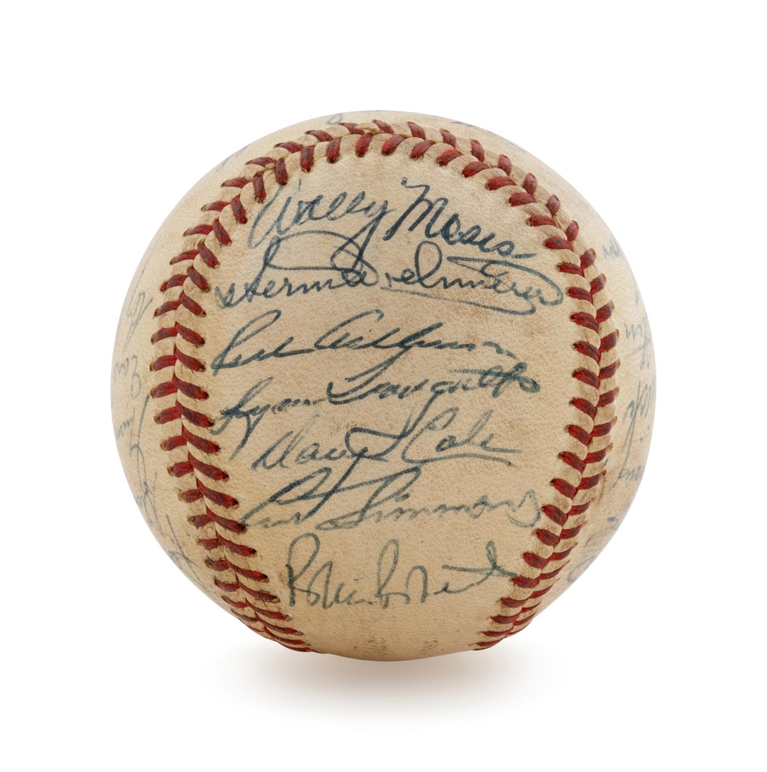 A 1955 Philadelphia Phillies Team Signed Baseball