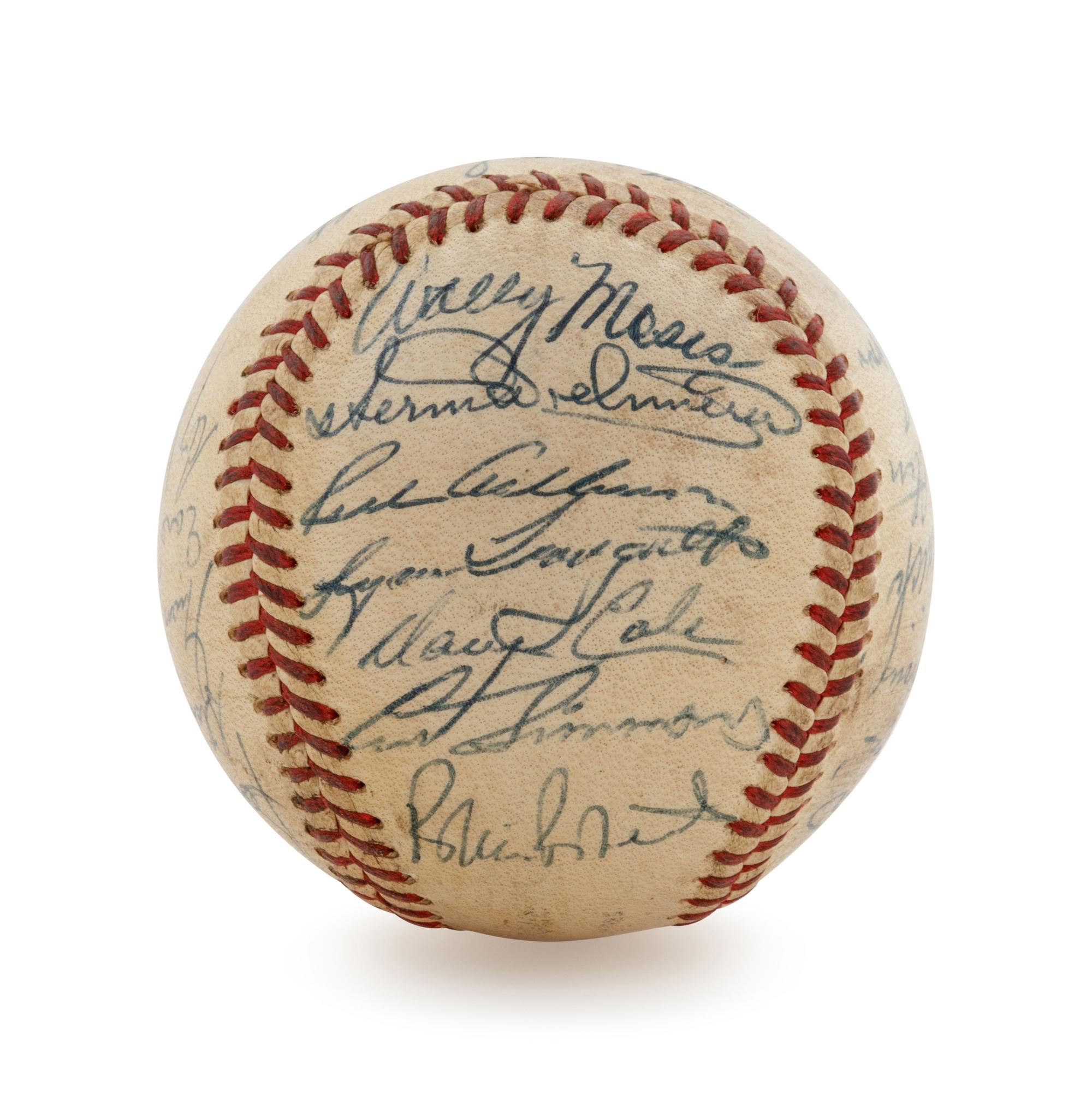 A 1955 Philadelphia Phillies Team Signed Baseball