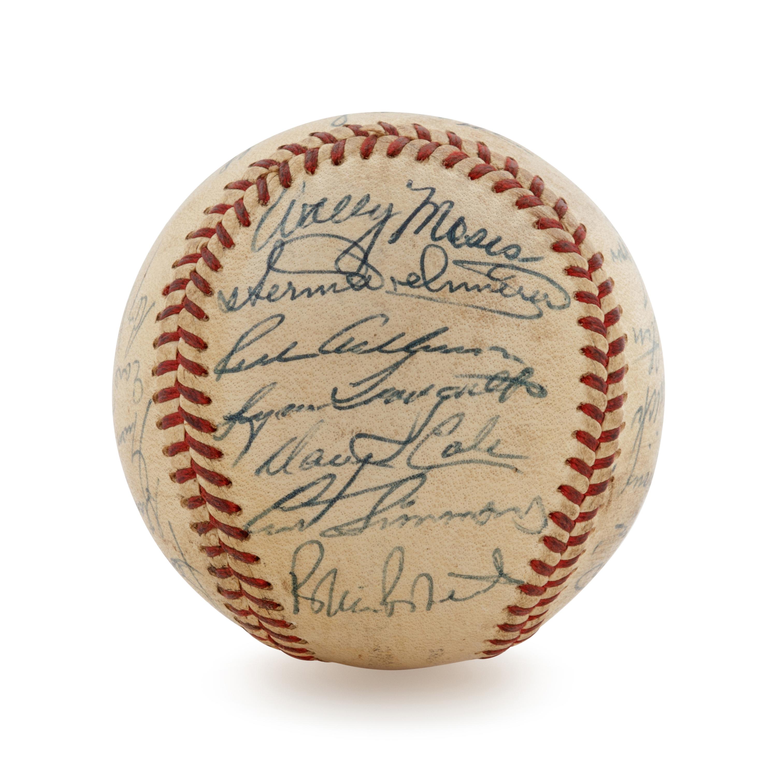 A 1955 Philadelphia Phillies Team Signed Baseball