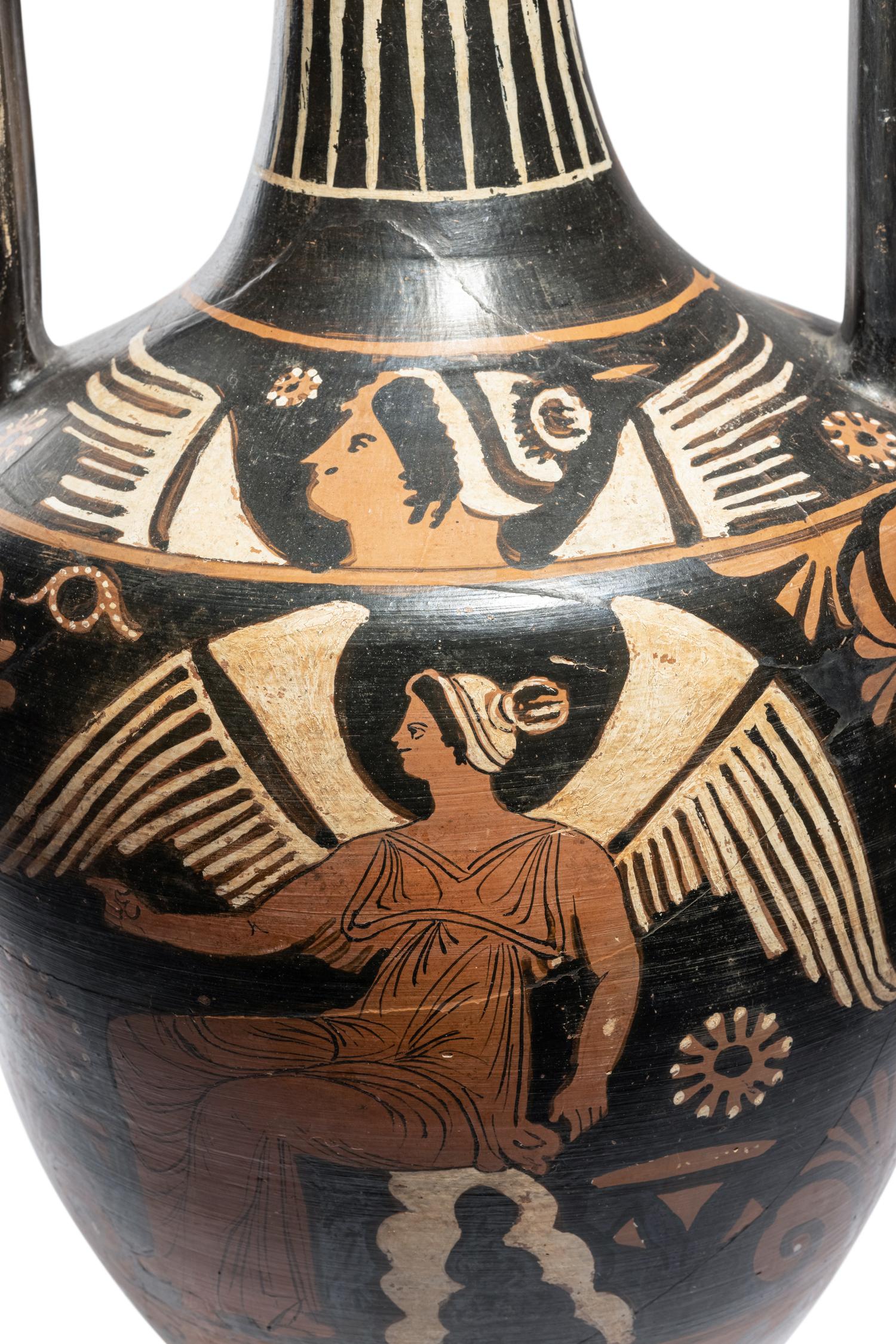 An Apulian Red-Figured Neck Amphora