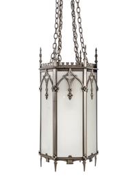 A Gothic Revival Iron Lantern