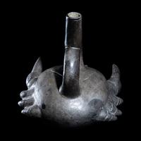 A Chimu Crab Effigy Vessel