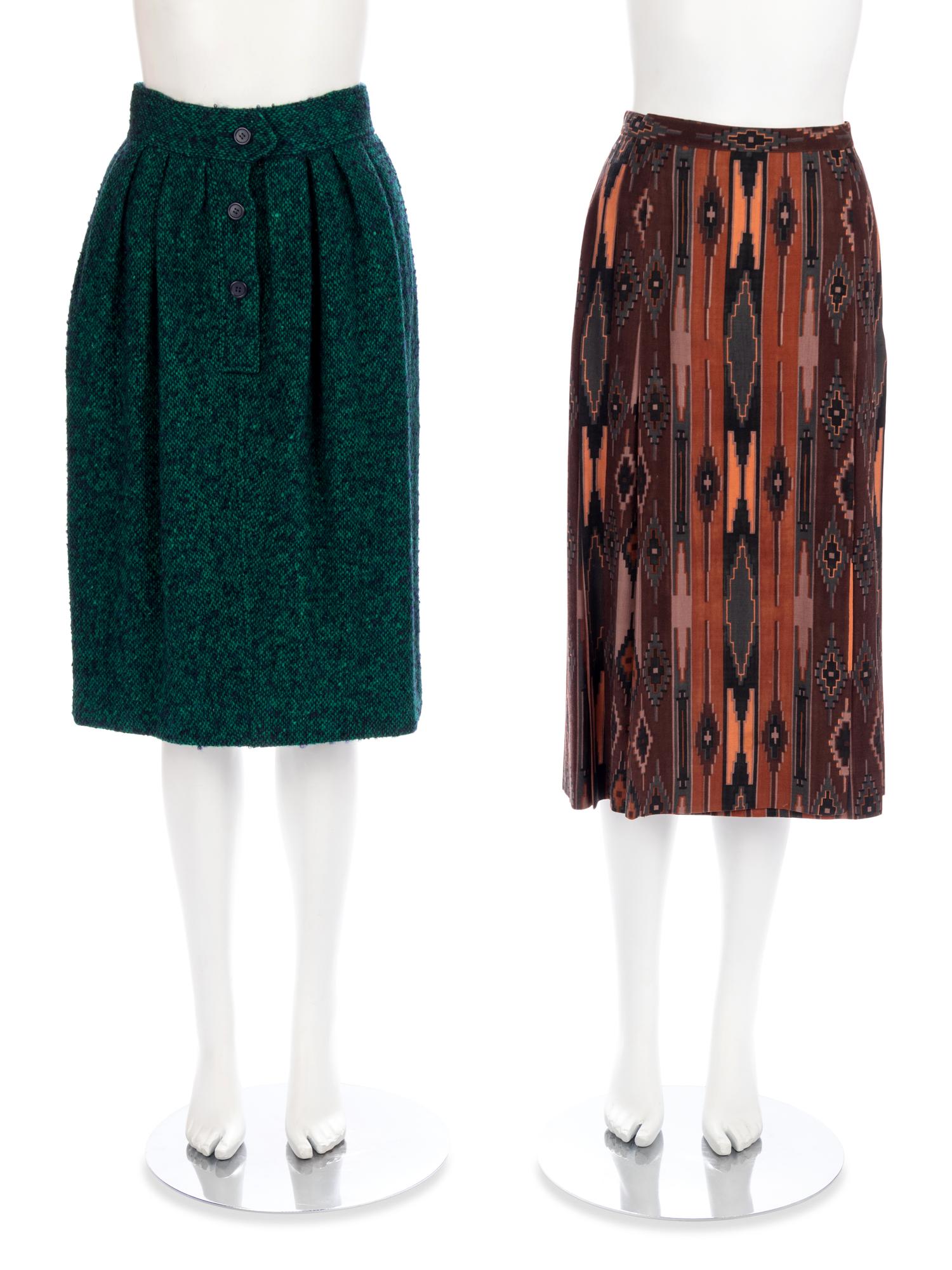 Collection of Eight Vintage Yves Saint Laurent Separates, 1970-90s