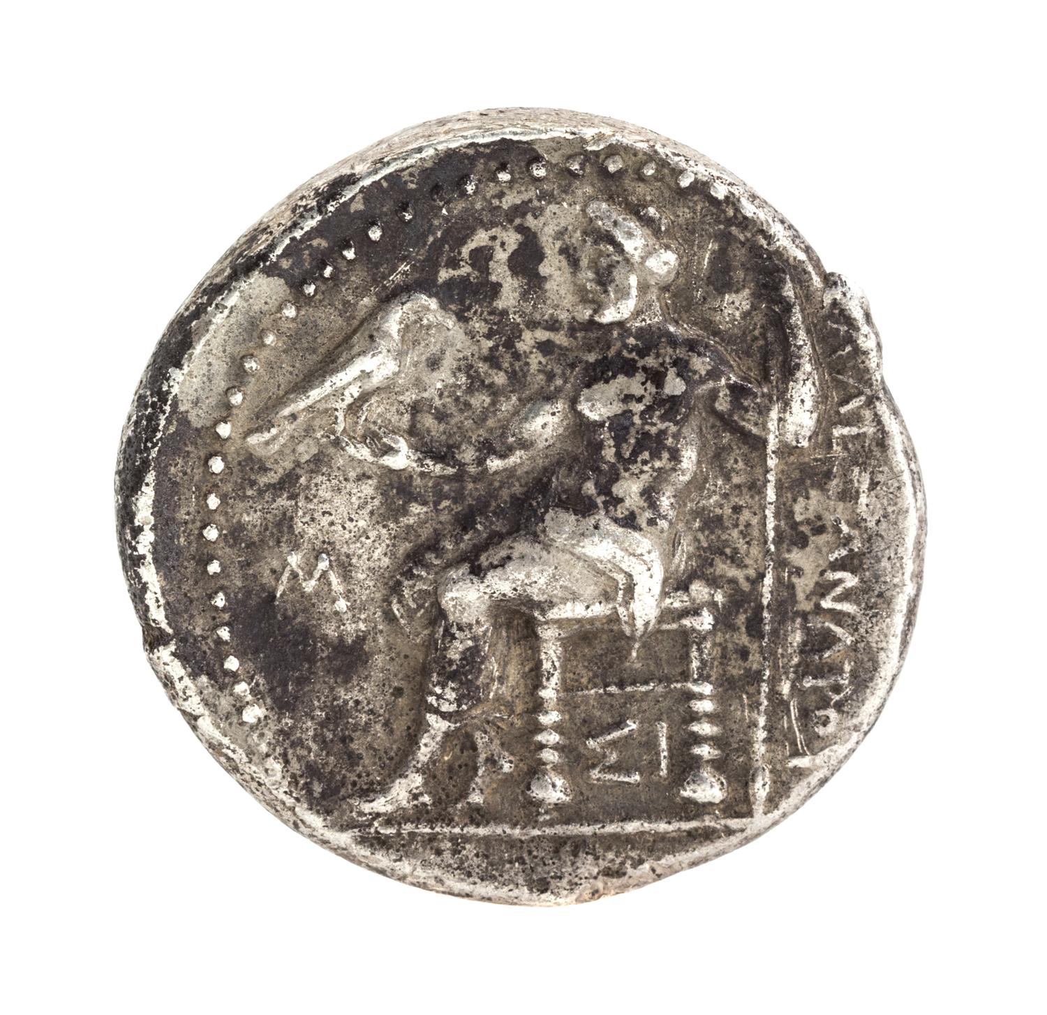 Macedonian Empire (circa 330 BCE), Silver Tetradrachm — Silver Tetradrachm