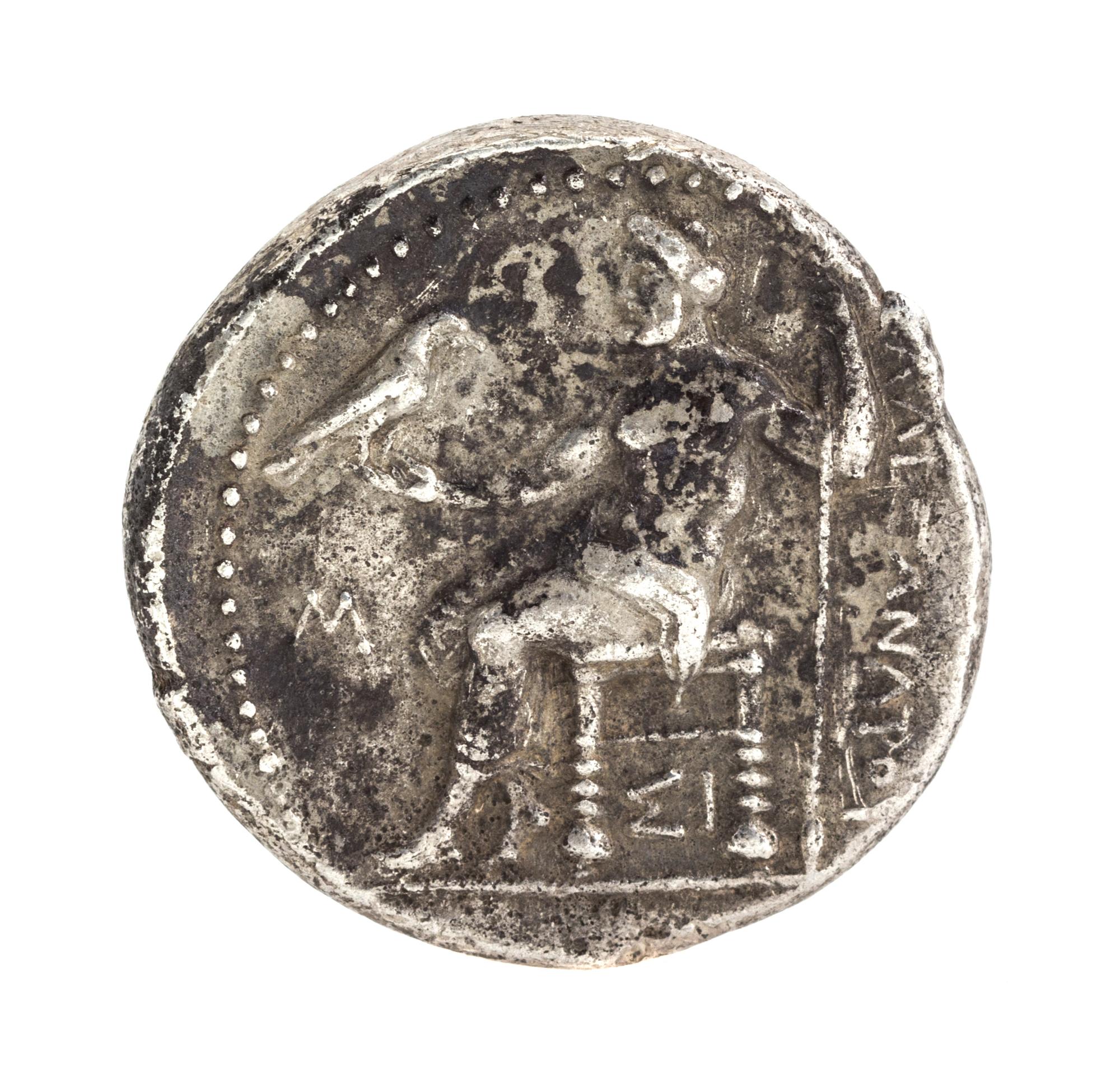Macedonian Empire (circa 330 BCE), Silver Tetradrachm — Silver Tetradrachm